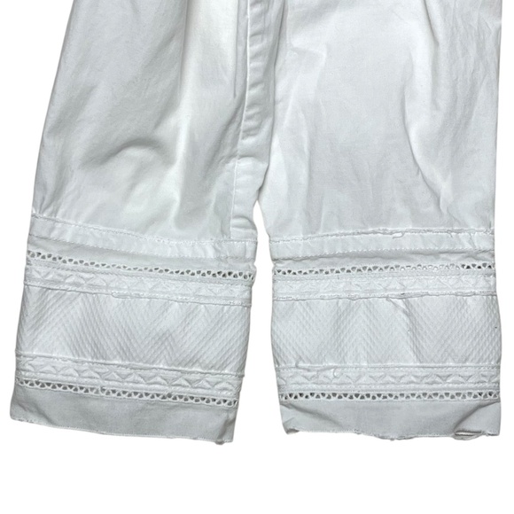 Anne Fontaine Louane White Long Sleeve Blouse 1/2 Zip Womens Top Size 40, US 6-8 - Picture 9 of 11